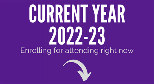 Use links below for current Year registration.